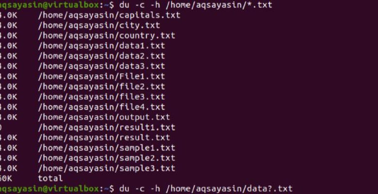 How to Use the du -h Command for Disk Usage