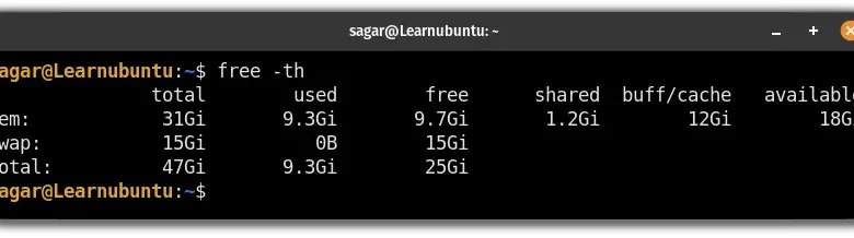 How to Use the free -m Command to Check Memory Usage